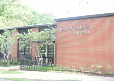 Exterior shot of Henry M Seymour library