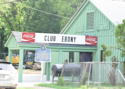 Exterior shot of Club Ebony